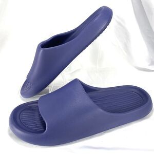 Unbranded Men's Molded Slide Sandals Sz 13.5-14 (12") Slipper Casual Beach Blue